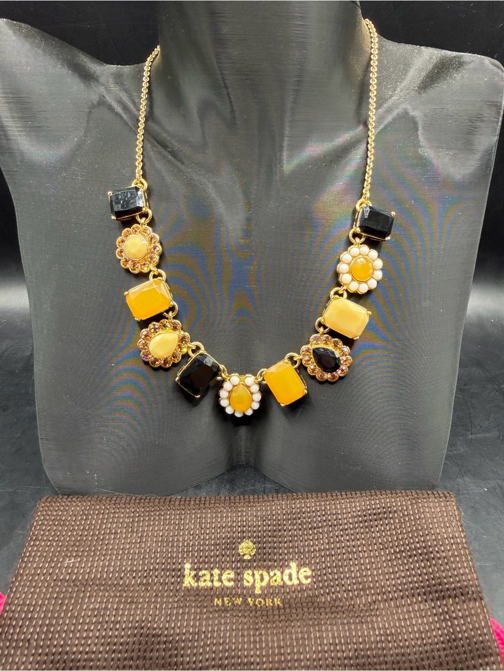 Authentic Kate Spade New York Around Town/Marquee Statement Necklace